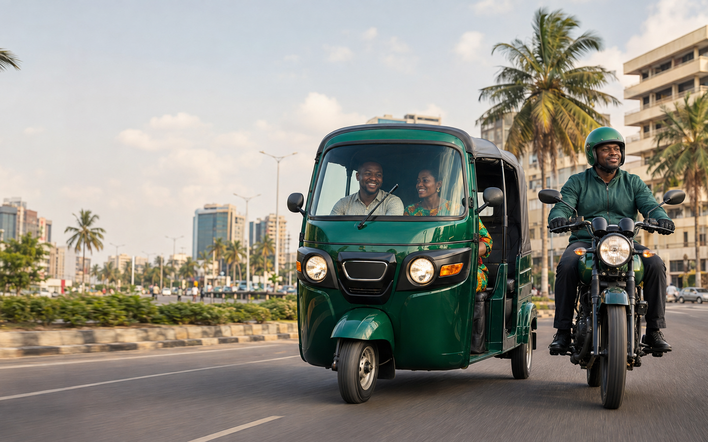 Mobilité Wewa dans une ville congolaise